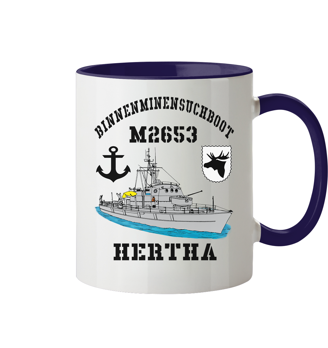 BIMI M2653 HERTHA 3.MSG Anker - Tasse zweifarbig