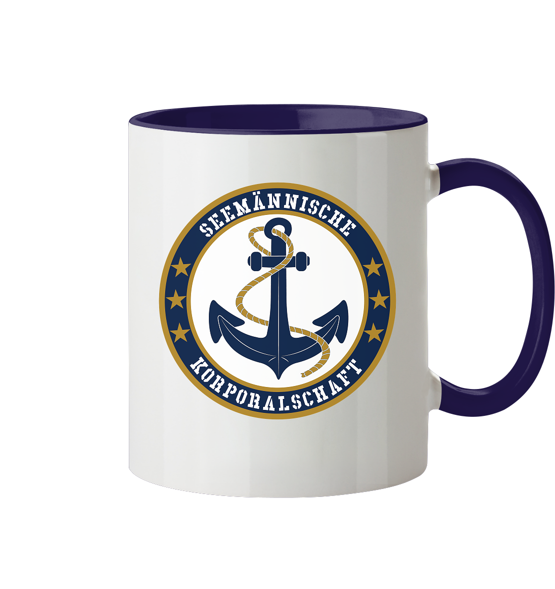 Seemännische KORPORALSCHAFT - Tasse zweifarbig