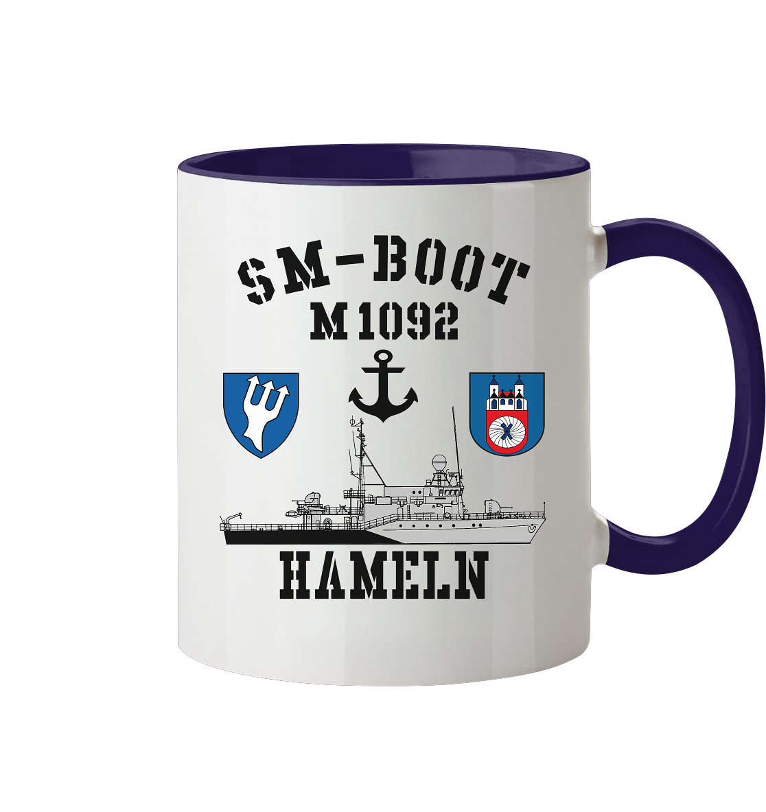 SM-Boot M1092 HAMELN Anker - Tasse zweifarbig