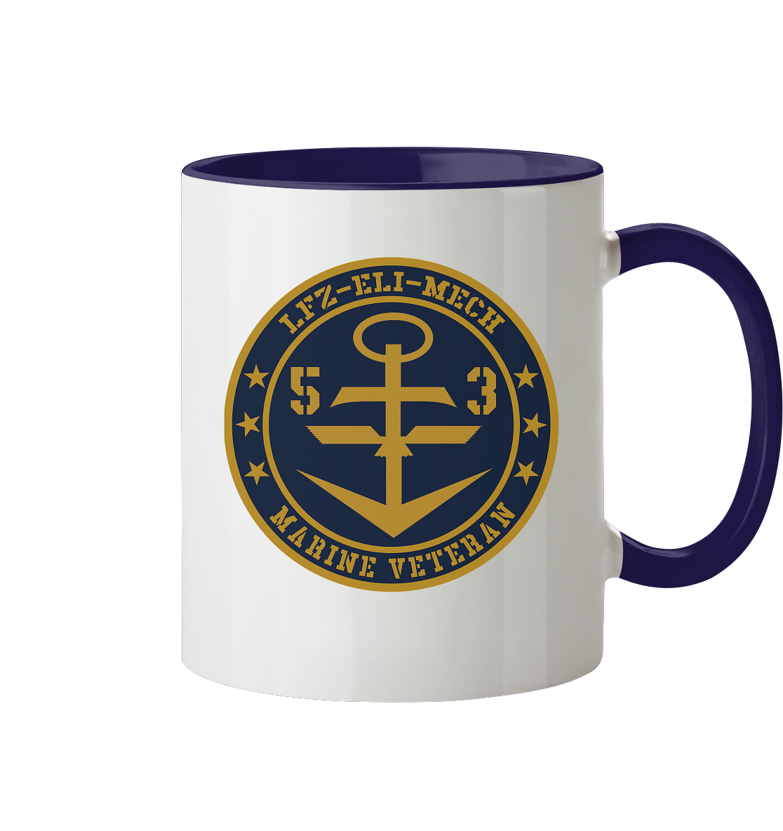 Marine Veteran 53er LFZ-ELI-MECH - Tasse zweifarbig
