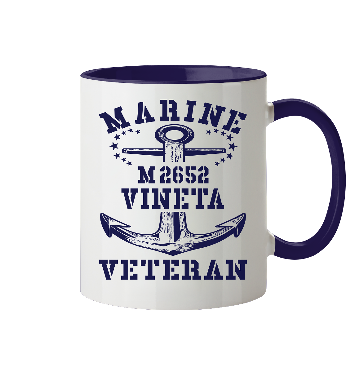 BiMi M2652 VINETA Marine Veteran - Tasse zweifarbig
