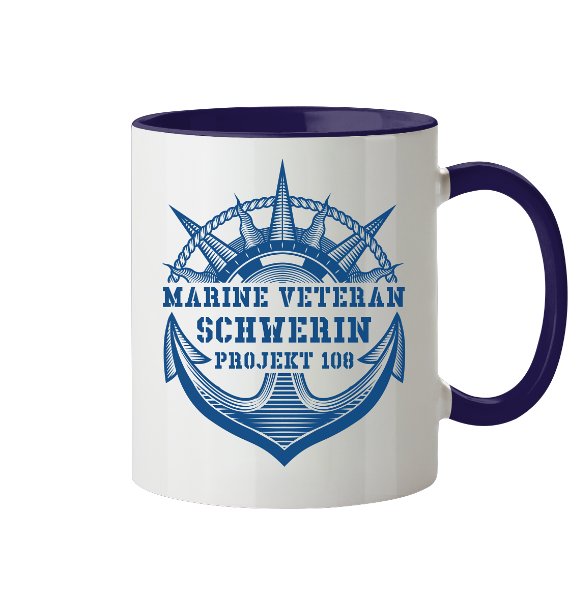 Projekt 108 SCHWERIN Marine Veteran - Tasse zweifarbig