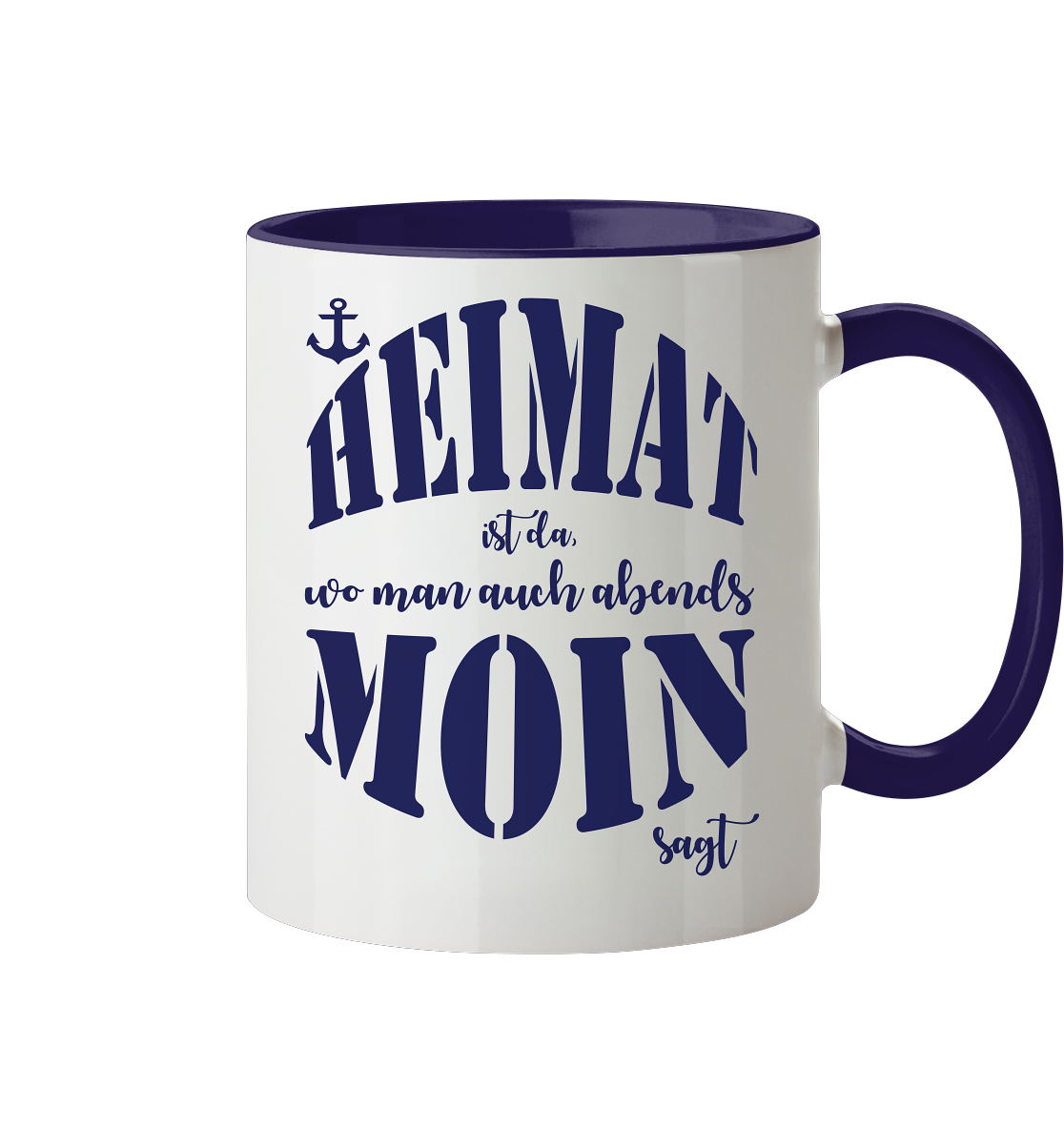 Heimat ist da... - Tasse zweifarbig