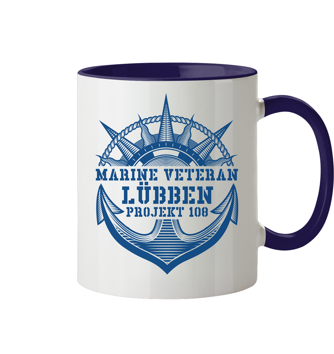 Projekt 108 LÜBBEN Marine Veteran - Tasse zweifarbig