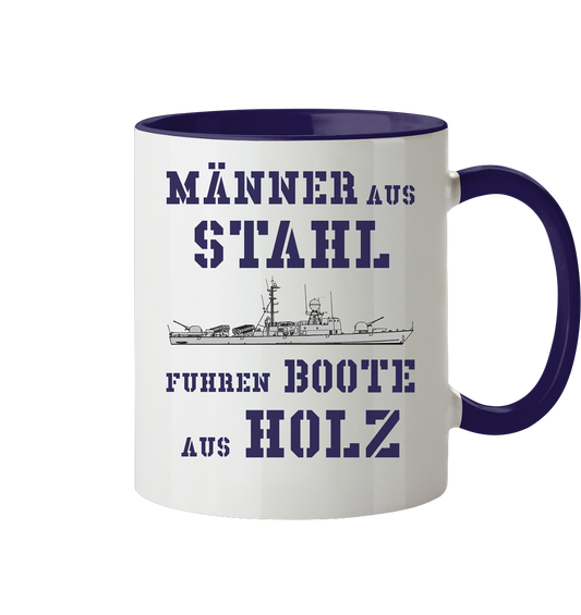 Männer aus Stahl...  S-Boot 143 ALBATROS-Klasse - Tasse zweifarbig