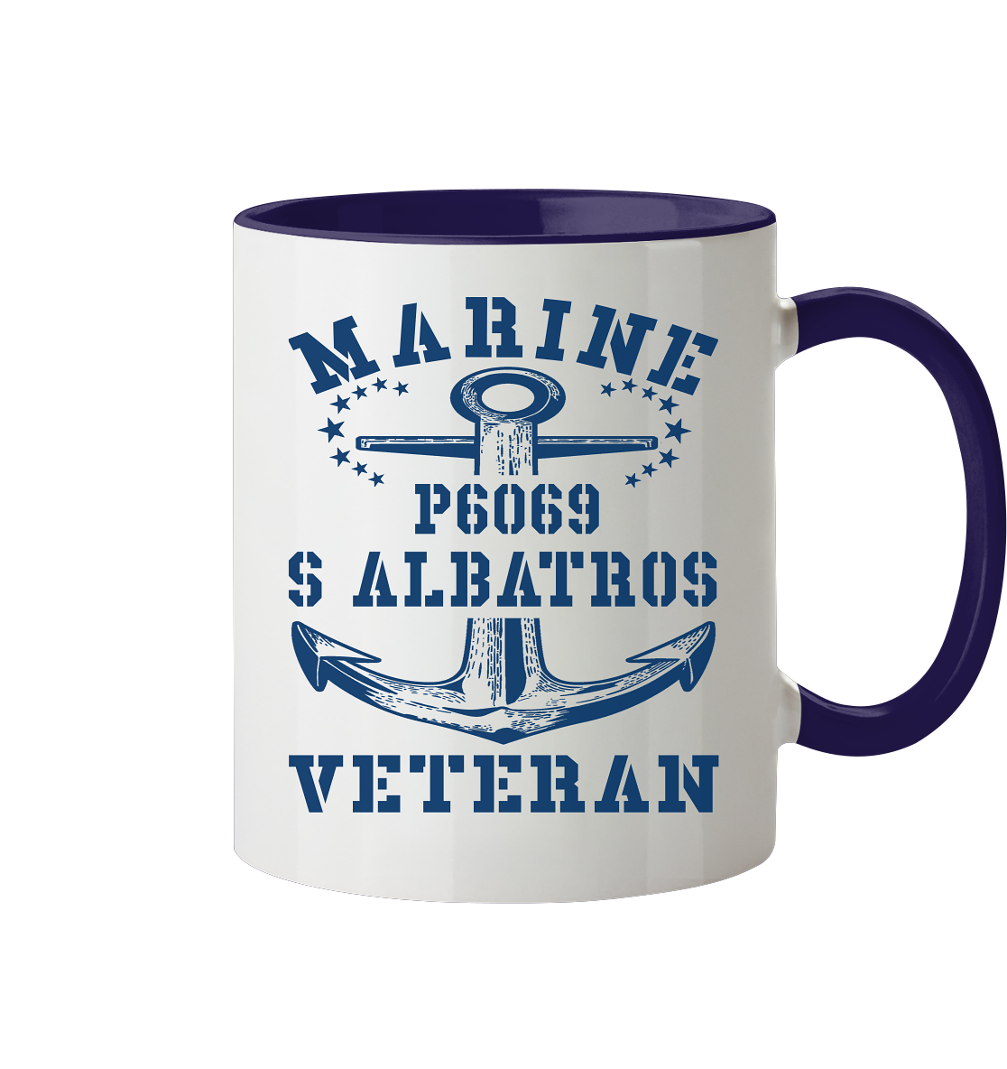 P6069 S ALBATROS Marine Veteran - Tasse zweifarbig