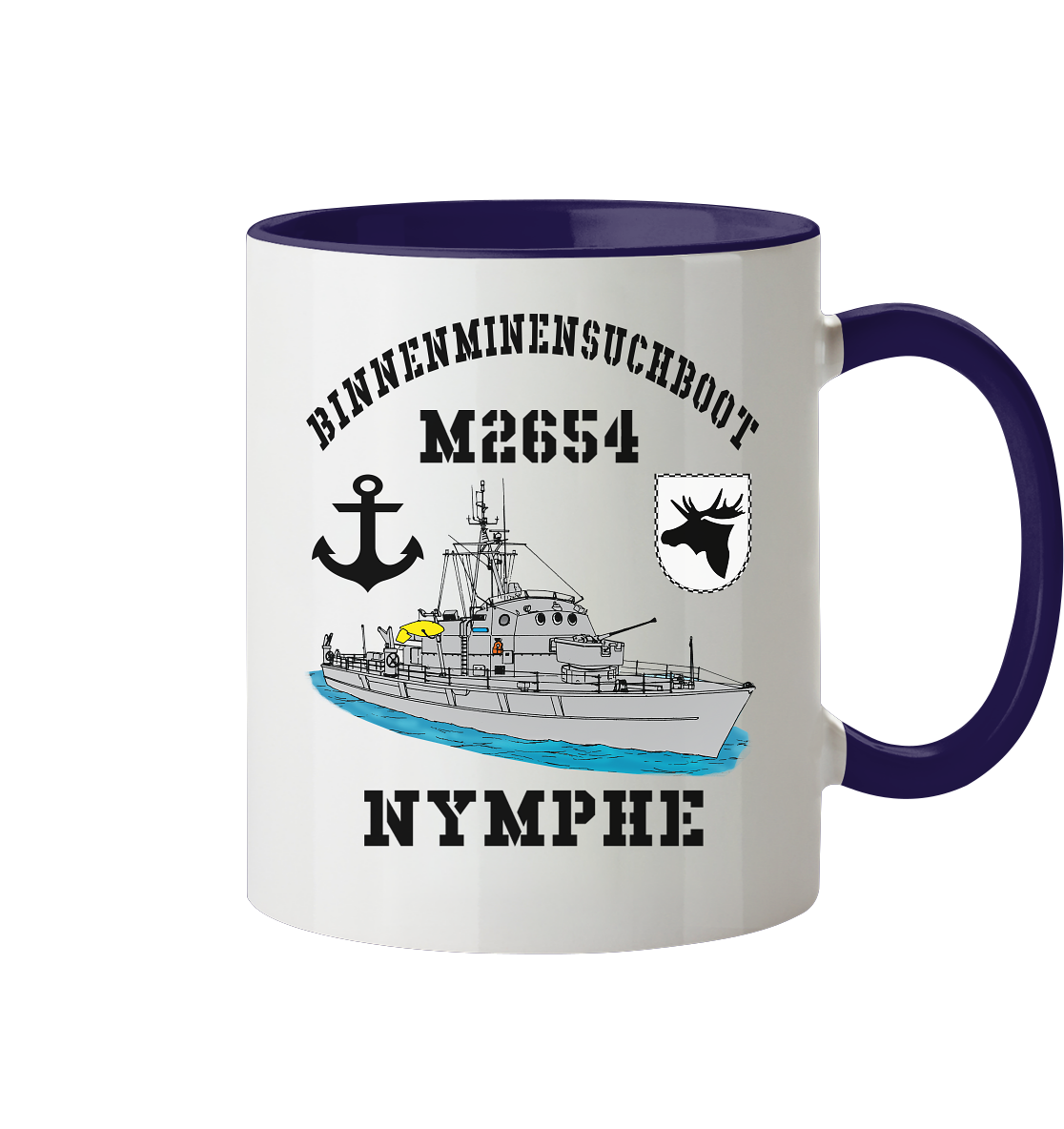 BIMI M2654 NYMPHE 3.MSG Anker - Tasse zweifarbig