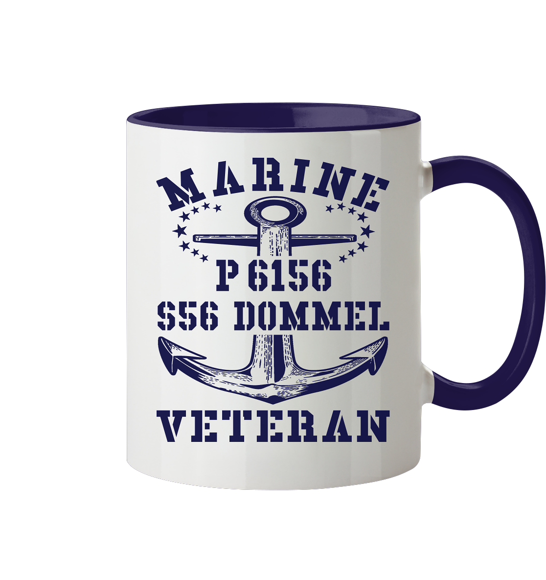 P6156 S56 DOMMEL Marine Veteran - Tasse zweifarbig