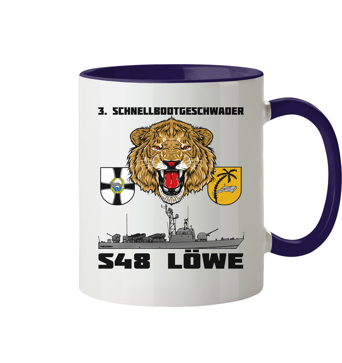 S48 LÖWE - Tasse zweifarbig