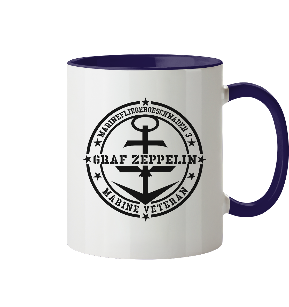Marinefliegergeschwader 3 Marine Veteran - Tasse zweifarbig