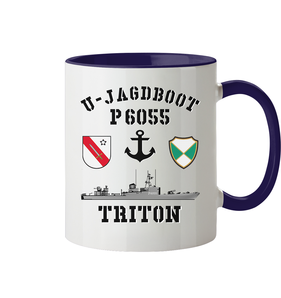 U-Jagdboot P6055 TRITON Anker - Tasse zweifarbig