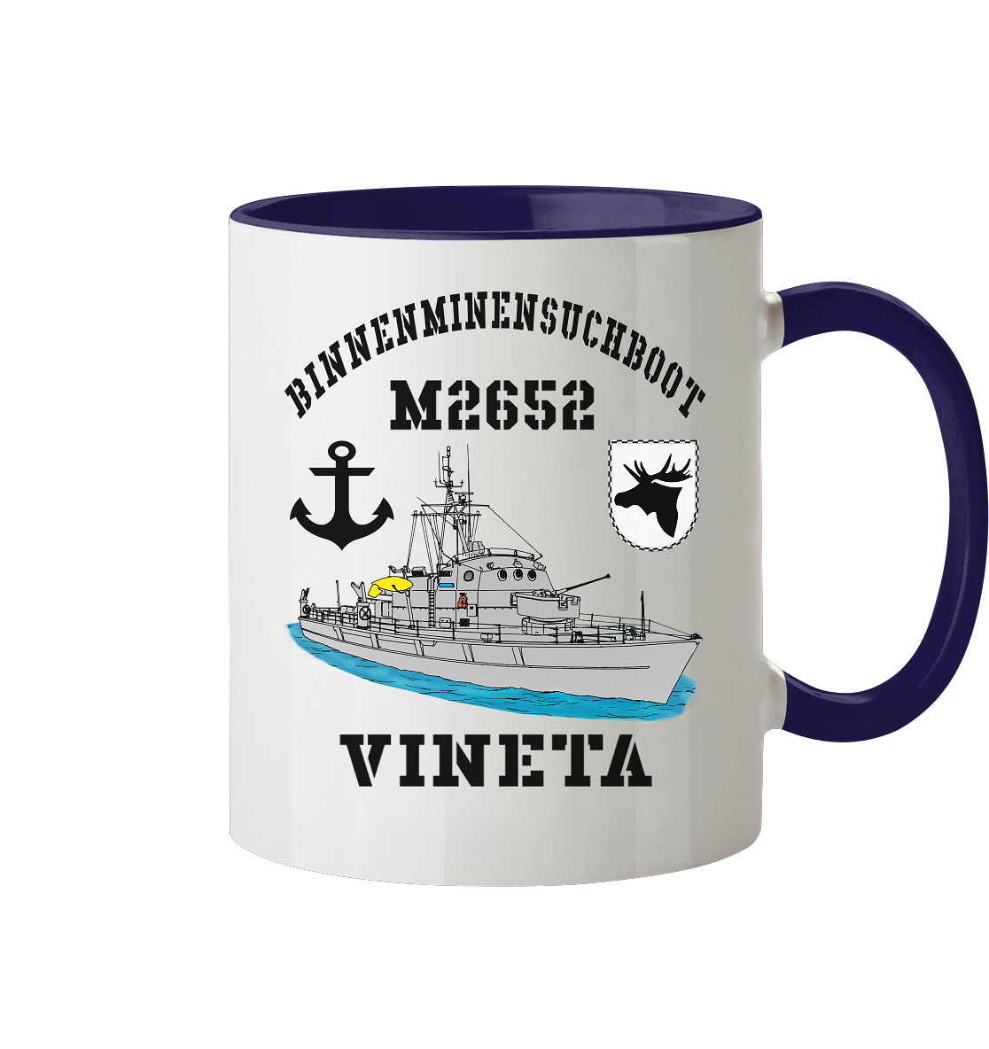 BIMI M2652 VINETA 3.MSG Anker - Tasse zweifarbig