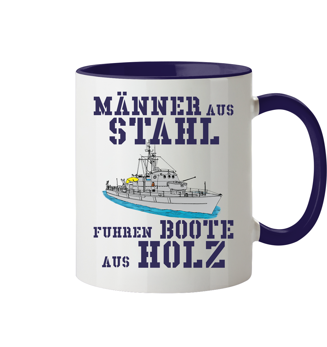Männer aus Stahl... BiMi - Tasse zweifarbig