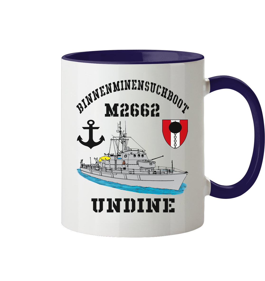BiMi M2662 UNDINE 7.MSG Anker - Tasse zweifarbig