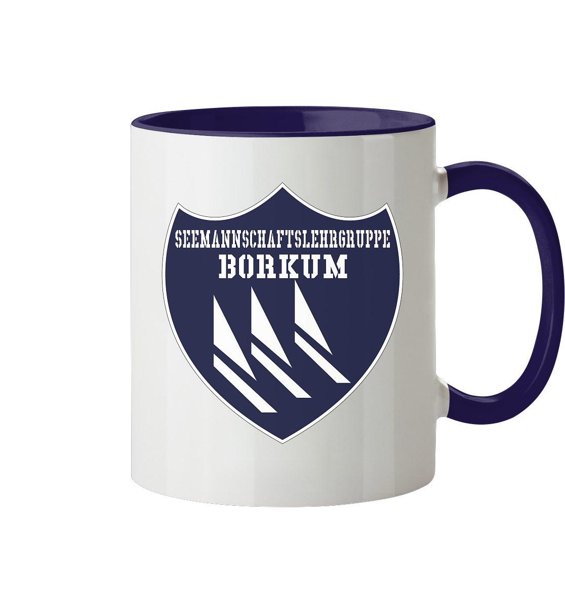 Seemannschaftslehrgruppe BORKUM - Tasse zweifarbig