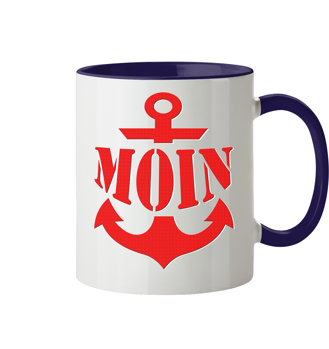 MOIN Anker - Tasse zweifarbig