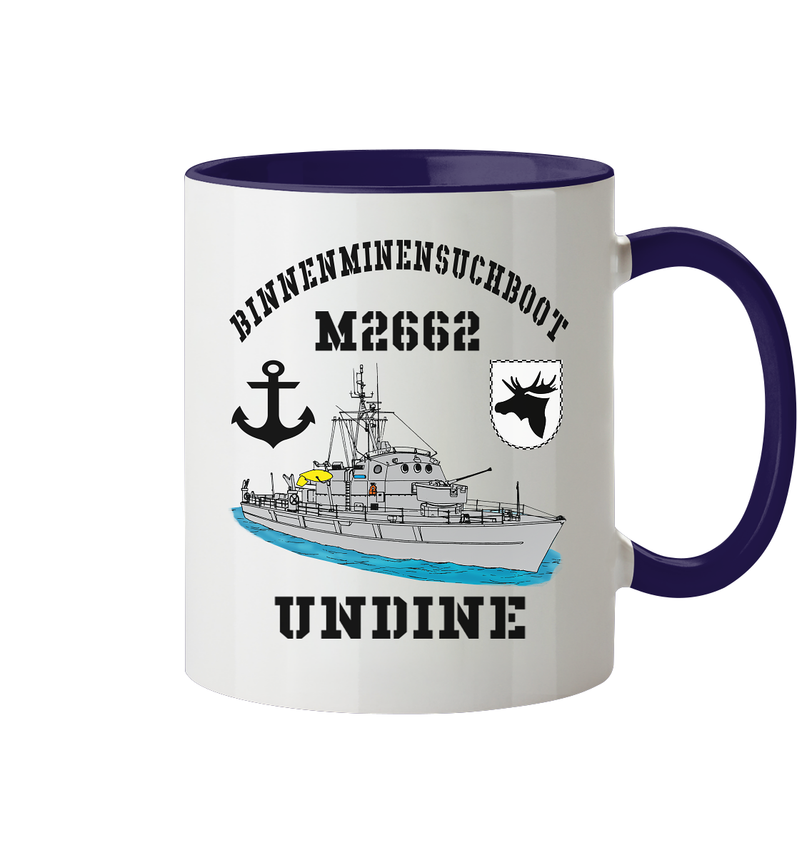 BiMi M2662 UNDINE 3.MSG Anker - Tasse zweifarbig