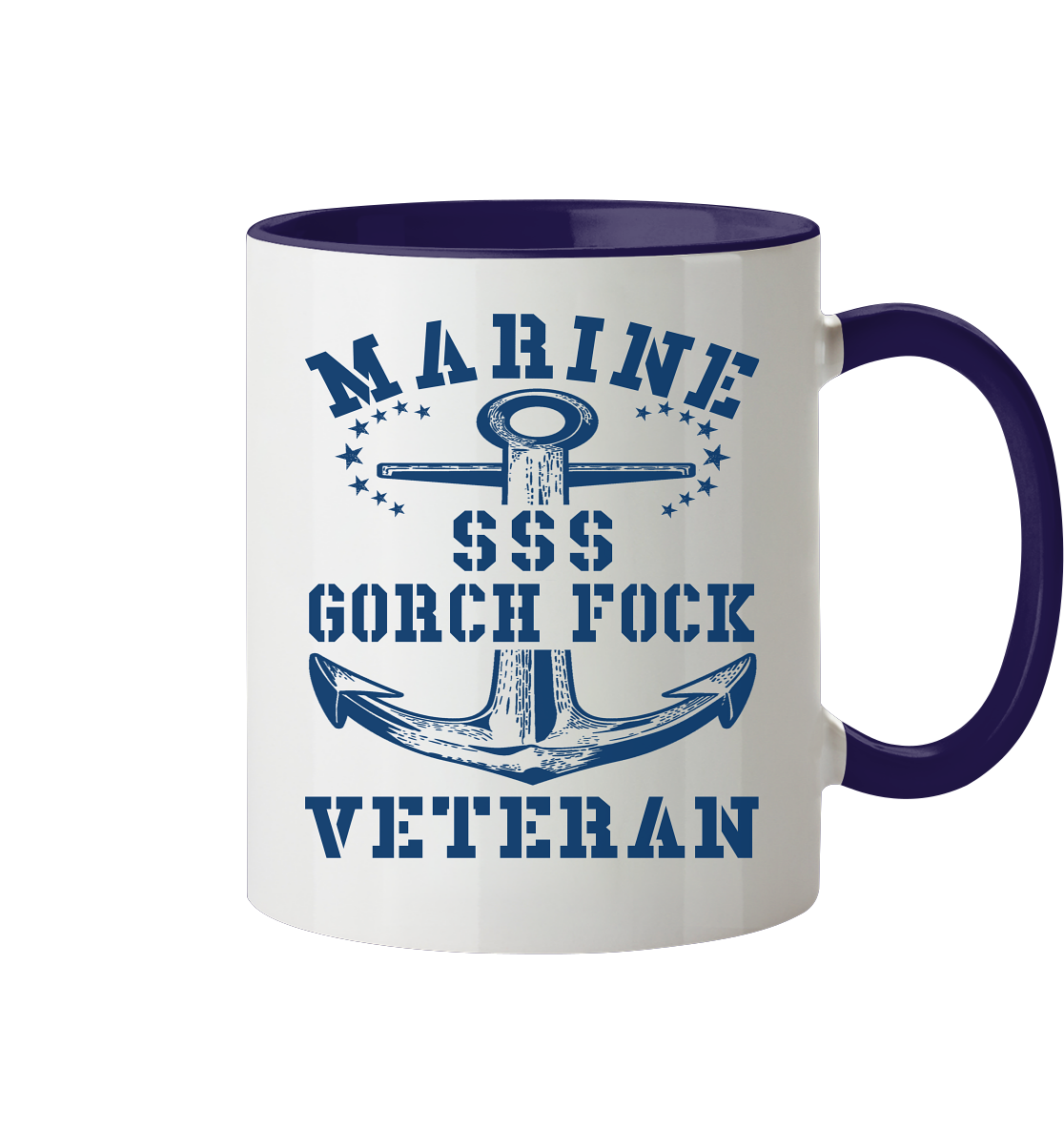 SSS GORCH FOCK MARINE VETERAN - Tasse zweifarbig