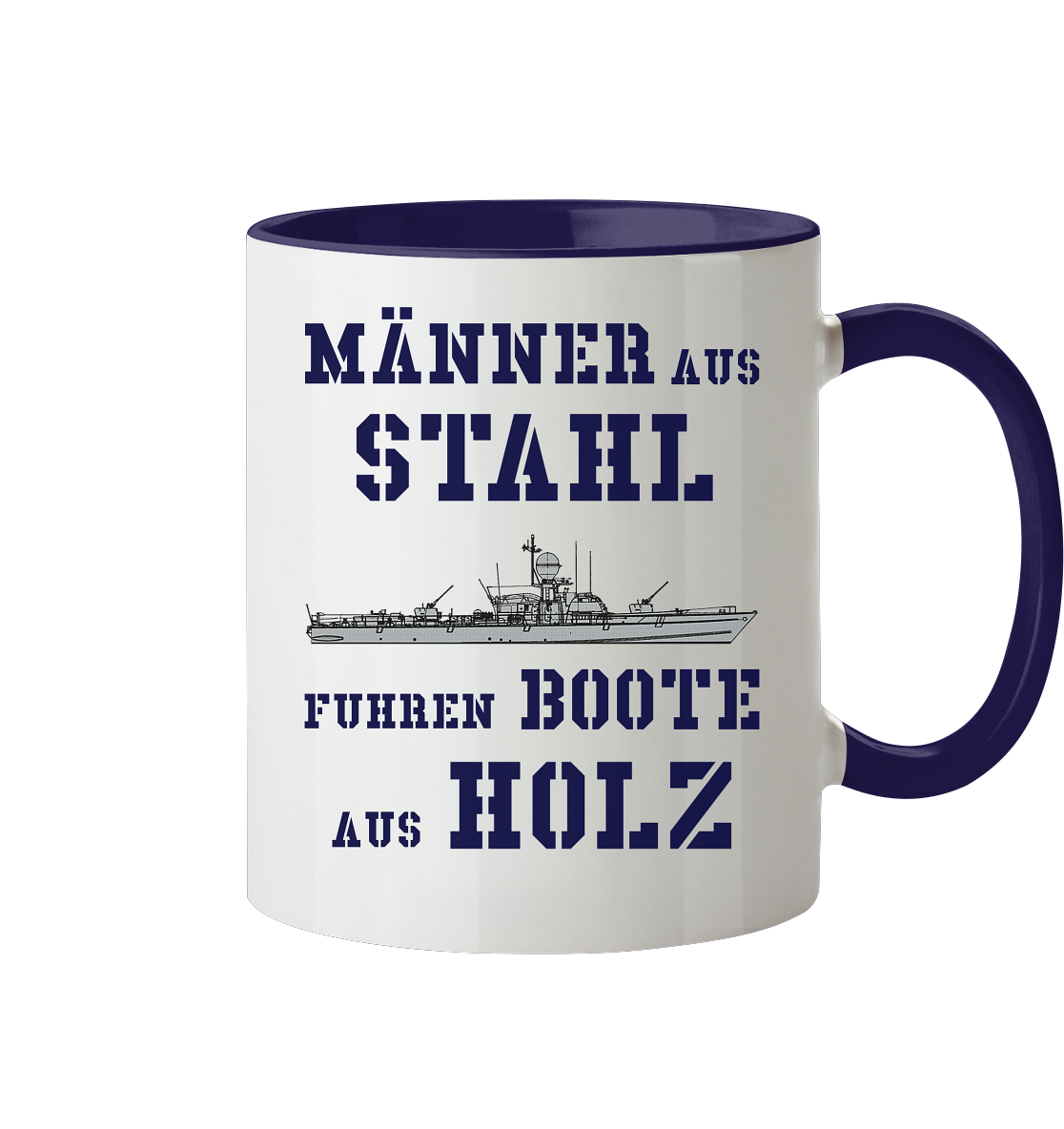 Männer aus Stahl - S-Boot 142er-Klasse - Tasse zweifarbig