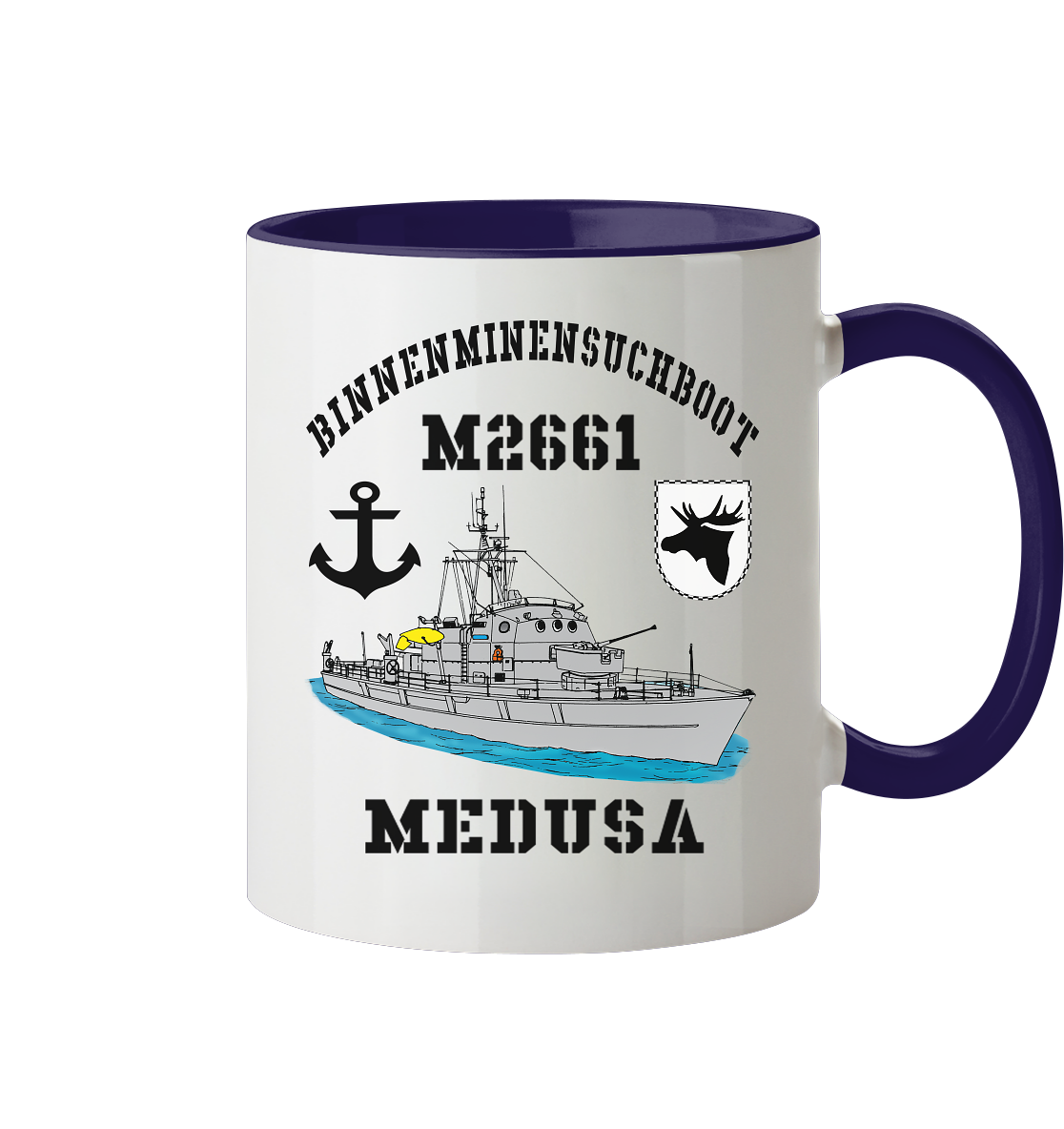 BiMi M2661 MEDUSA 3.MSG Anker - Tasse zweifarbig