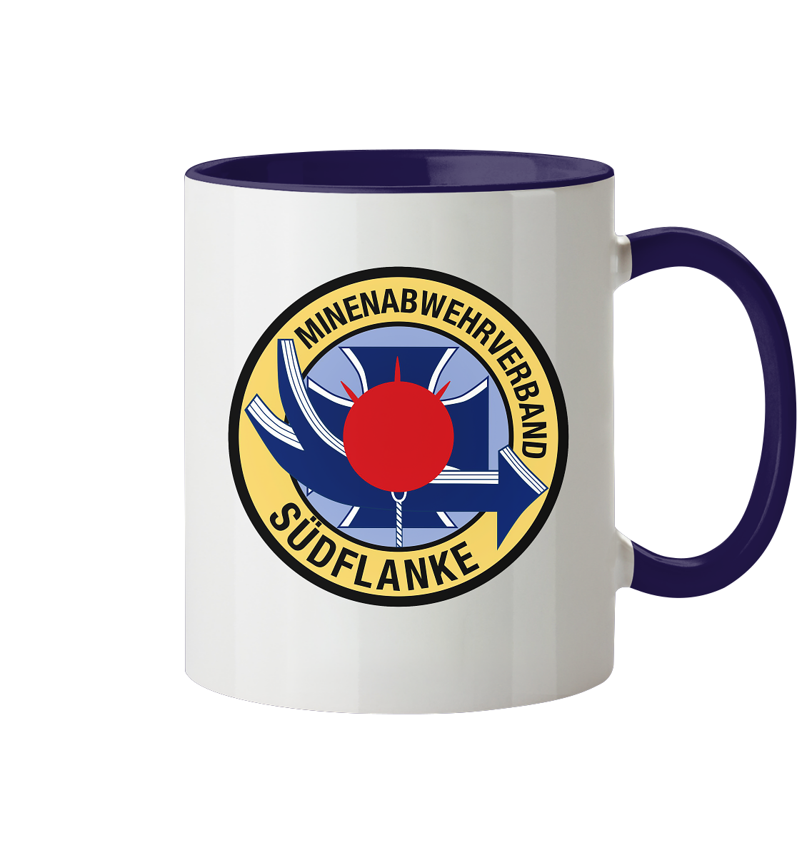 Minenabwehrverband SÜDFLANKE - Tasse zweifarbig