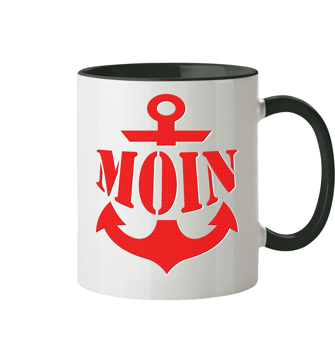 MOIN Anker - Tasse zweifarbig