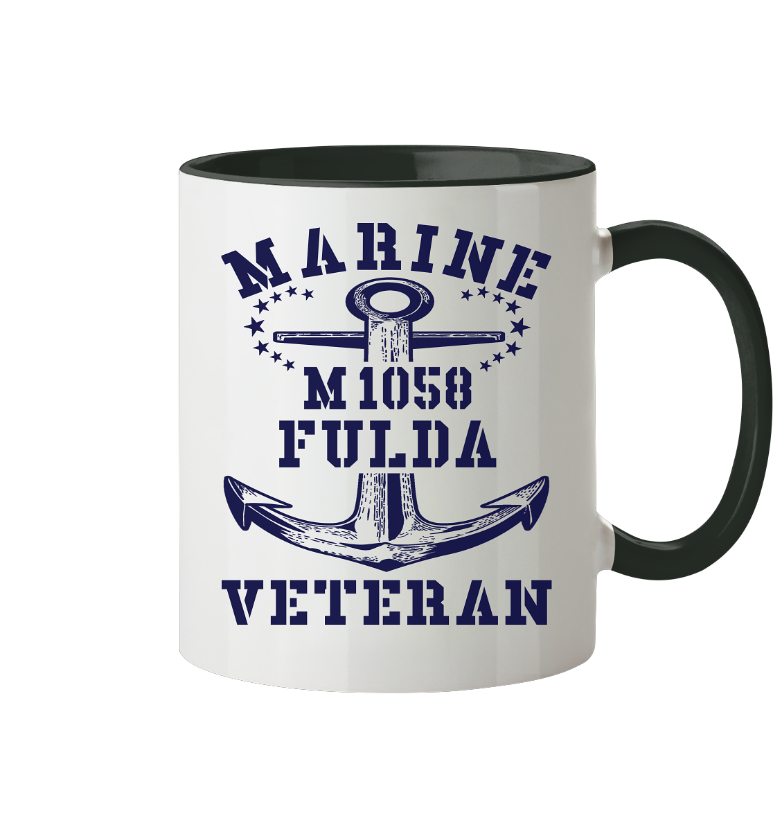 Mij.-Boot M1058 FULDA Marine Veteran - Tasse zweifarbig