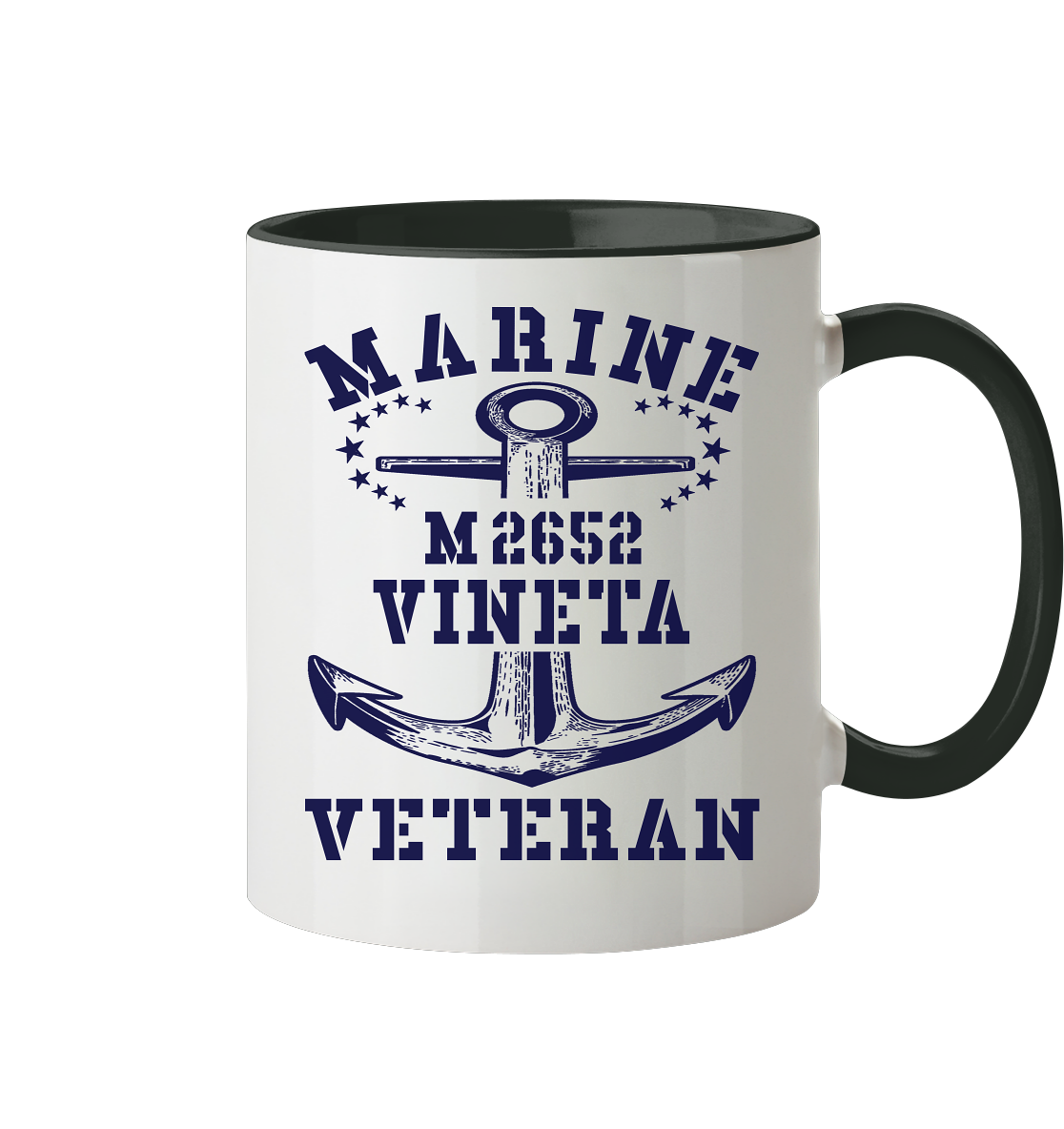 BiMi M2652 VINETA Marine Veteran - Tasse zweifarbig