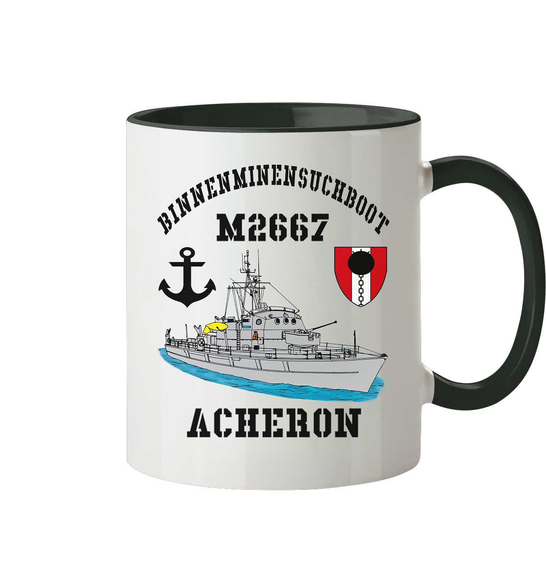 BiMi M2667 ACHERON 7.MSG Anker - Tasse zweifarbig
