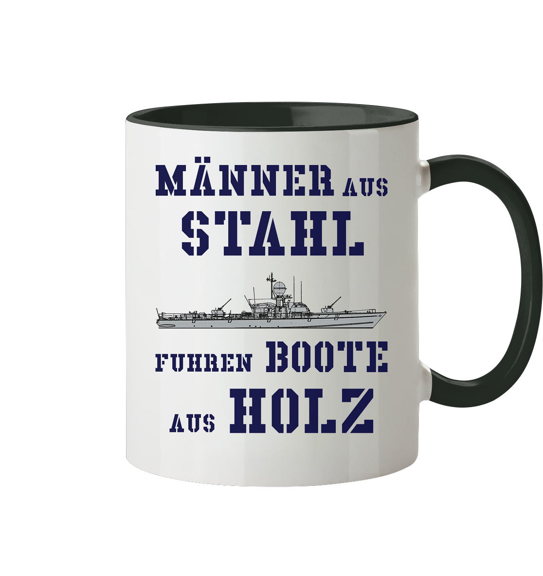 Männer aus Stahl - S-Boot 142er-Klasse - Tasse zweifarbig