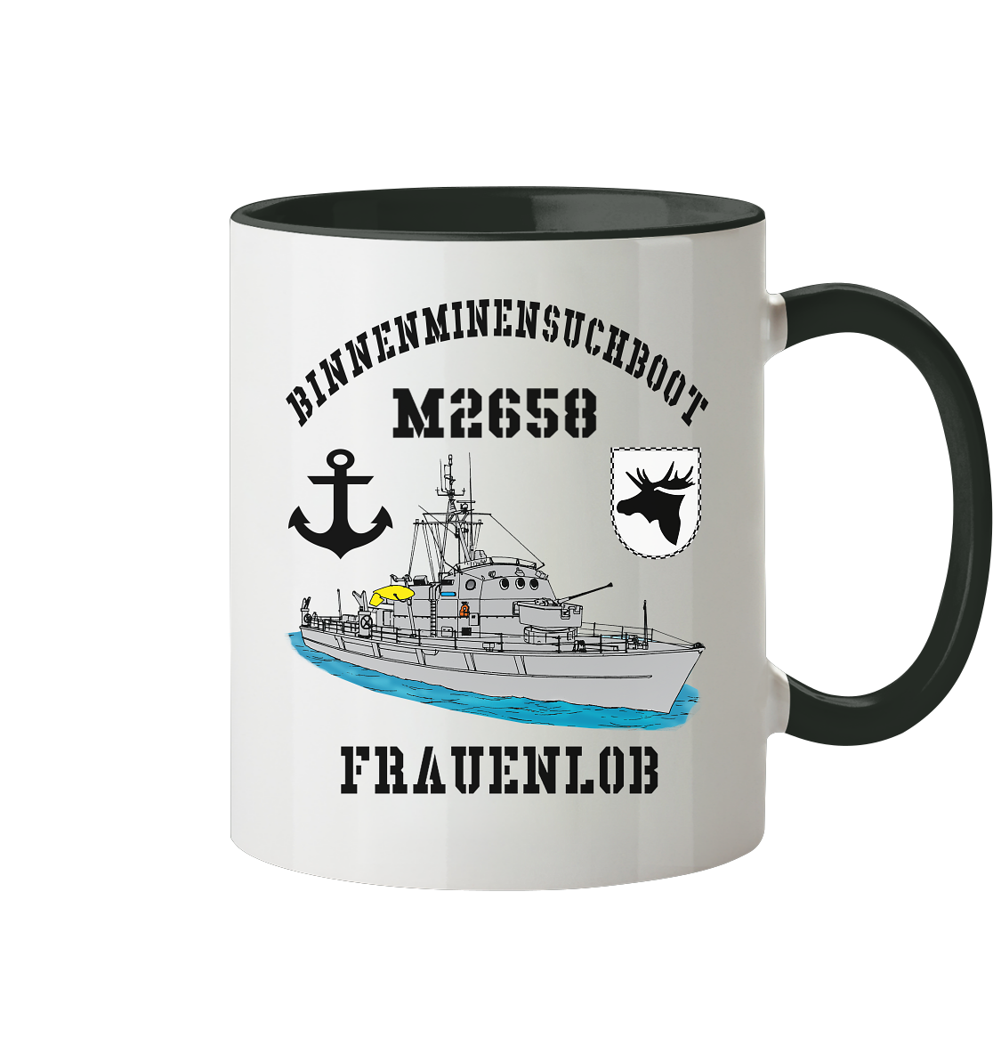 BiMi M2658 FRAUENLOB 3.MSG Anker - Tasse zweifarbig