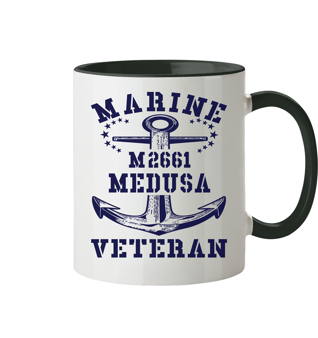 BiMi M2661 MEDUSA Marine Veteran - Tasse zweifarbig