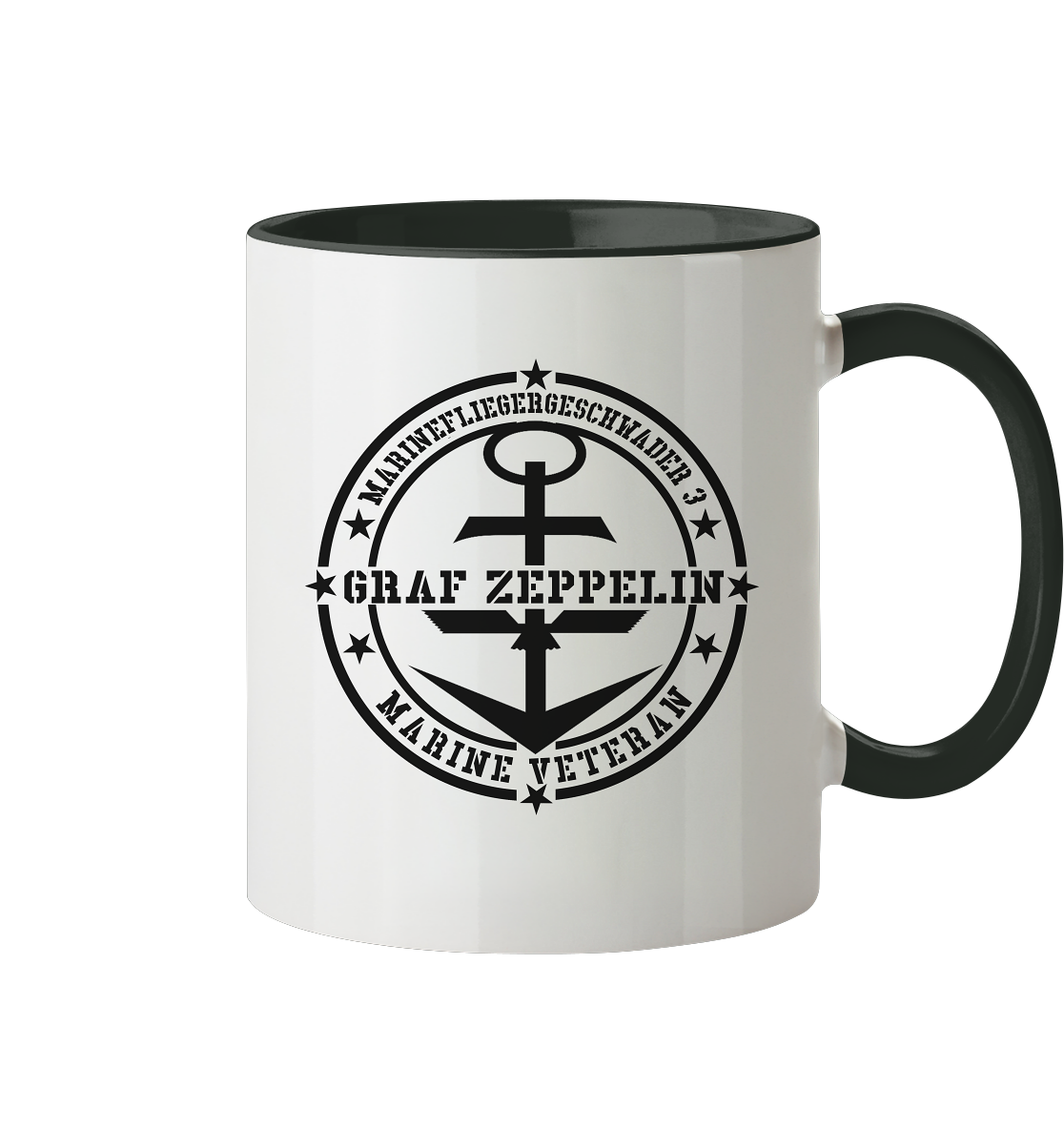 Marinefliegergeschwader 3 Marine Veteran - Tasse zweifarbig