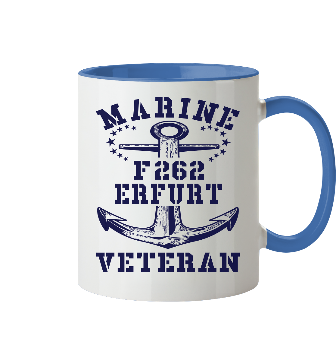 Korvette F262 ERFURT Marine Veteran - Tasse zweifarbig