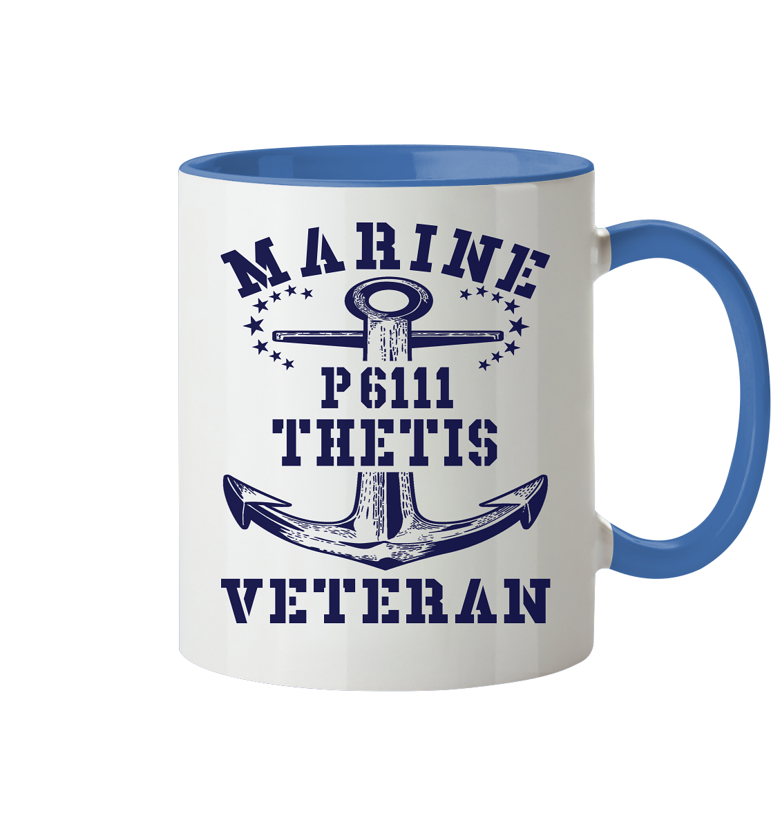 U-Jagdboot P6111 THETIS Marine Veteran - Tasse zweifarbig