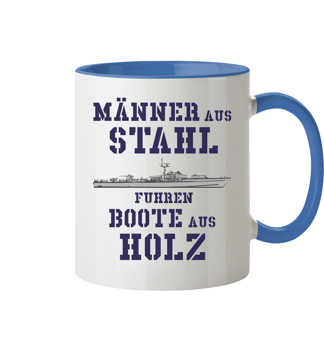 Männer aus Stahl... S-Boot 141er SEEADLER-Klasse - Tasse zweifarbig