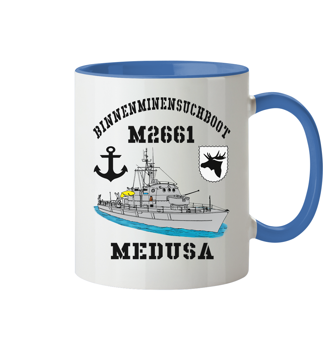 BiMi M2661 MEDUSA 3.MSG Anker - Tasse zweifarbig