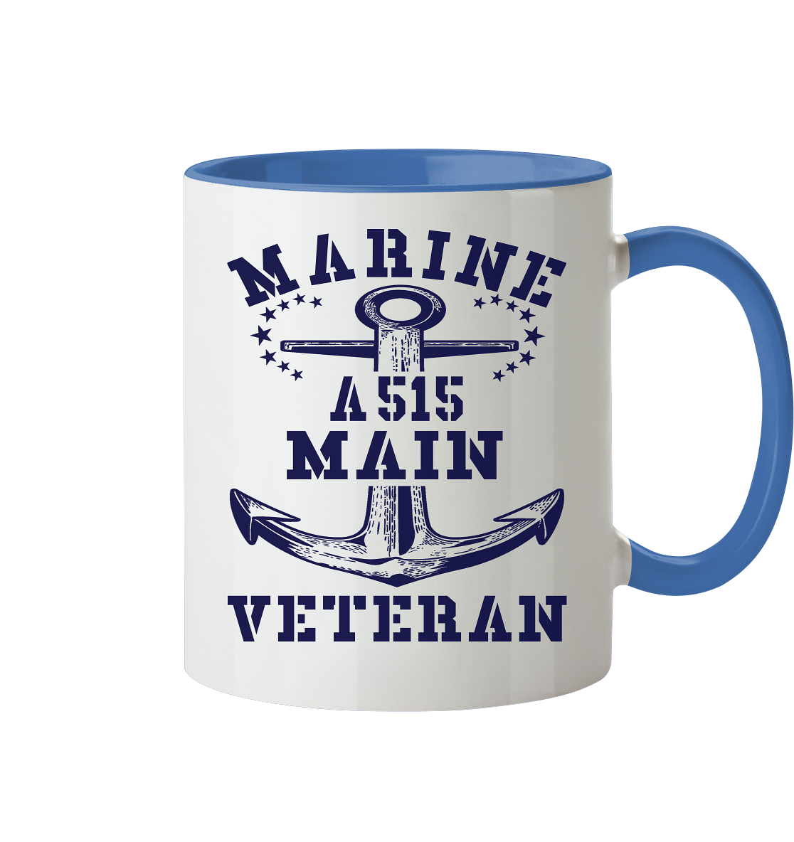 Tender A515 MAIN Marine Veteran - Tasse zweifarbig