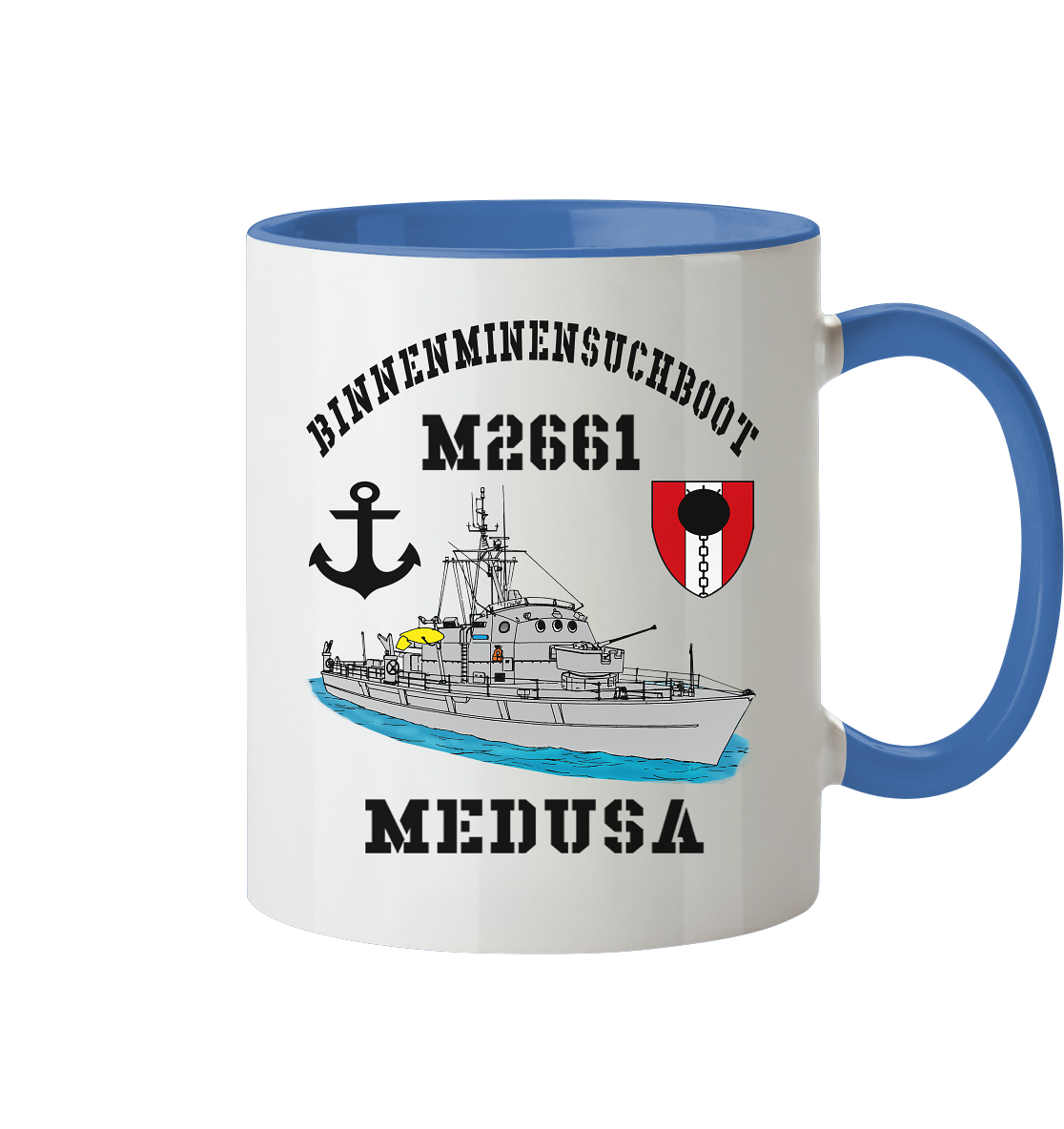 BiMi M2661 MEDUSA 7.MSG Anker - Tasse zweifarbig