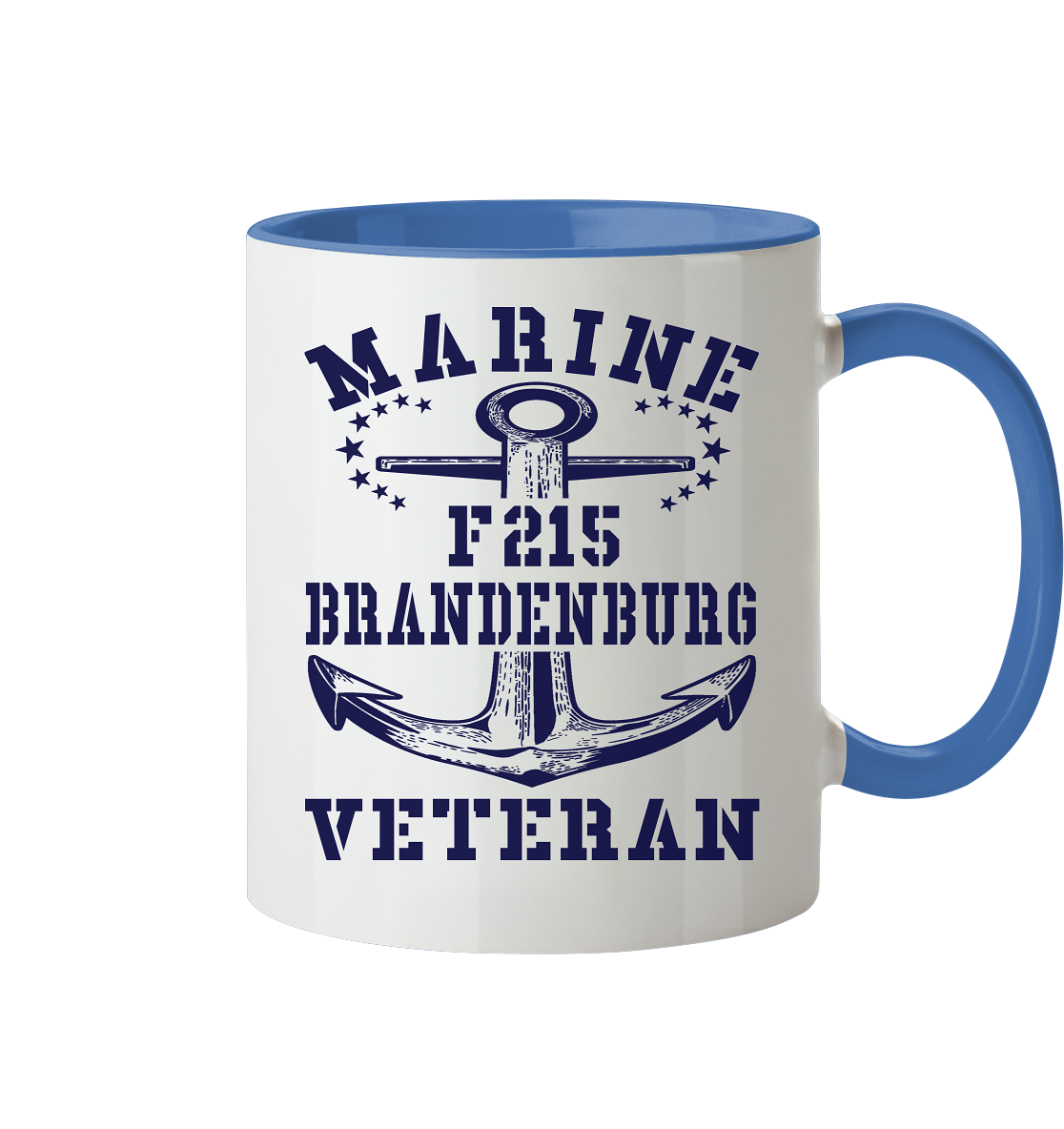 Fregatte F215 BRANDENBURG Marine Veteran - Tasse zweifarbig