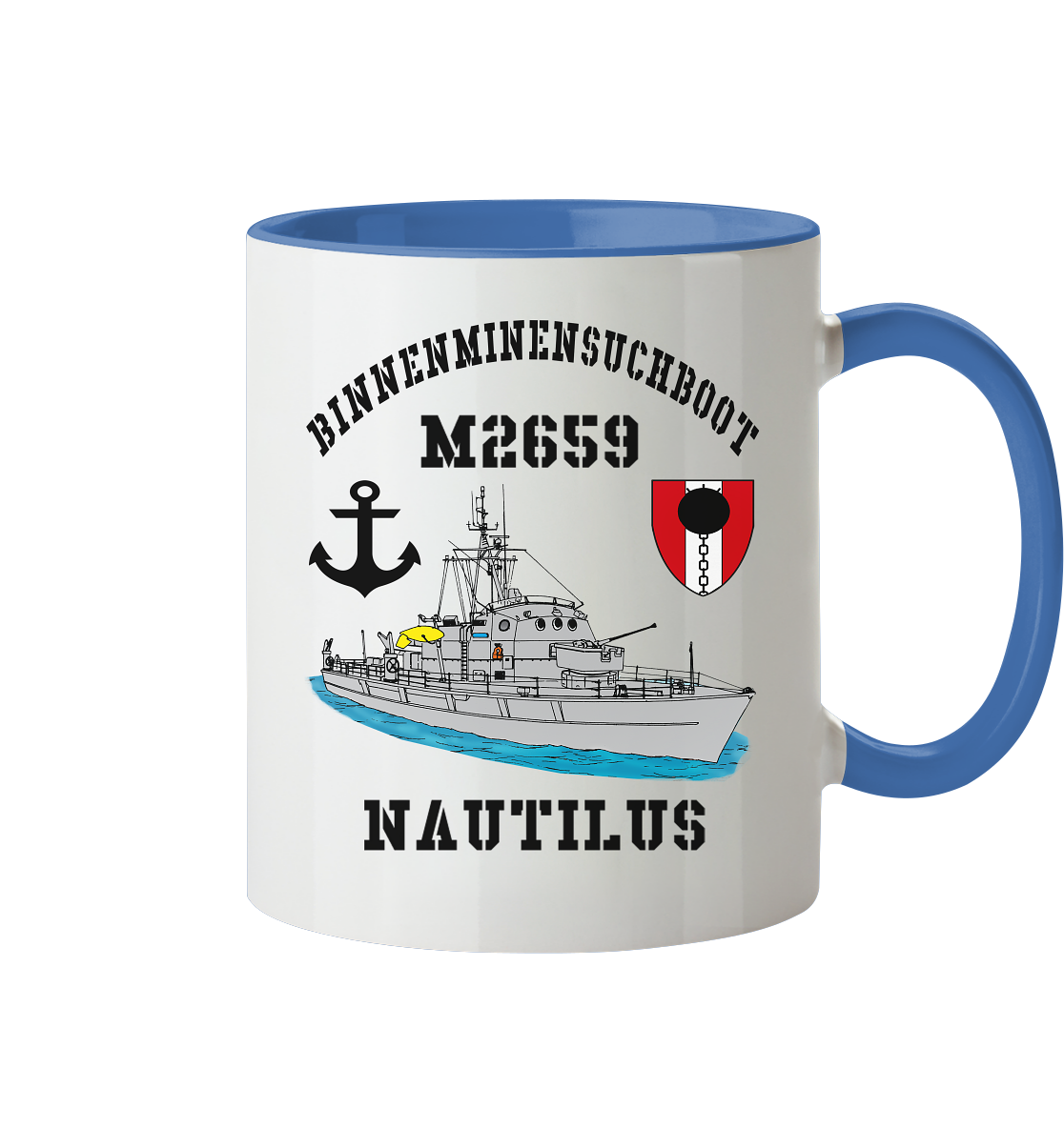BiMi M2659 NAUTILUS 7.MSG Anker - Tasse zweifarbig