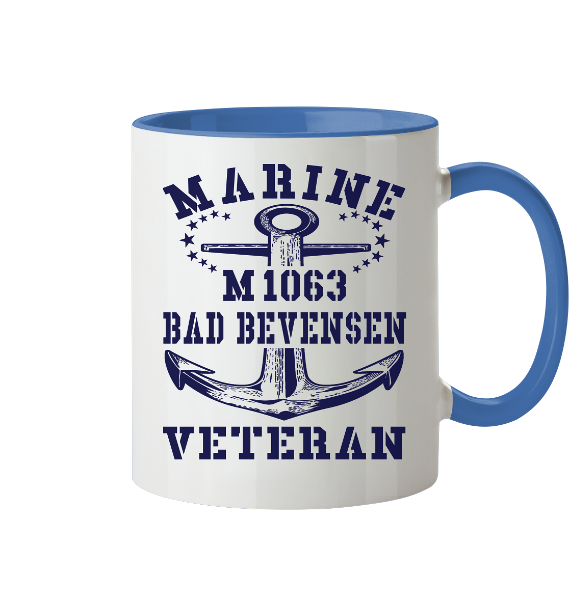 Mij.-Boot M1063 BAD BEVENSEN Marine Veteran - Tasse zweifarbig