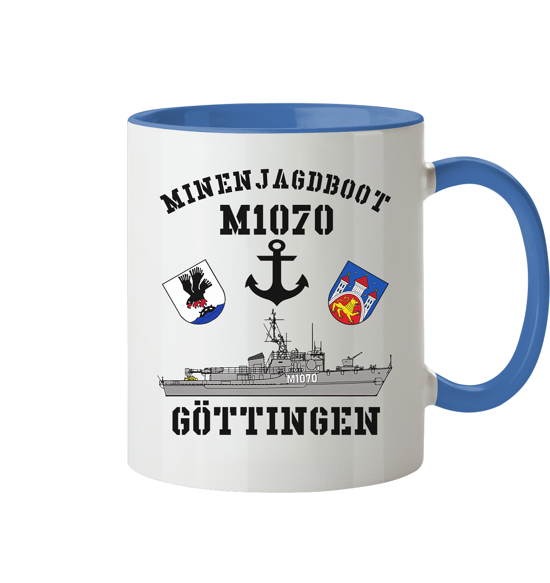 Mij.-Boot M1070 GÖTTINGEN Anker - Tasse zweifarbig