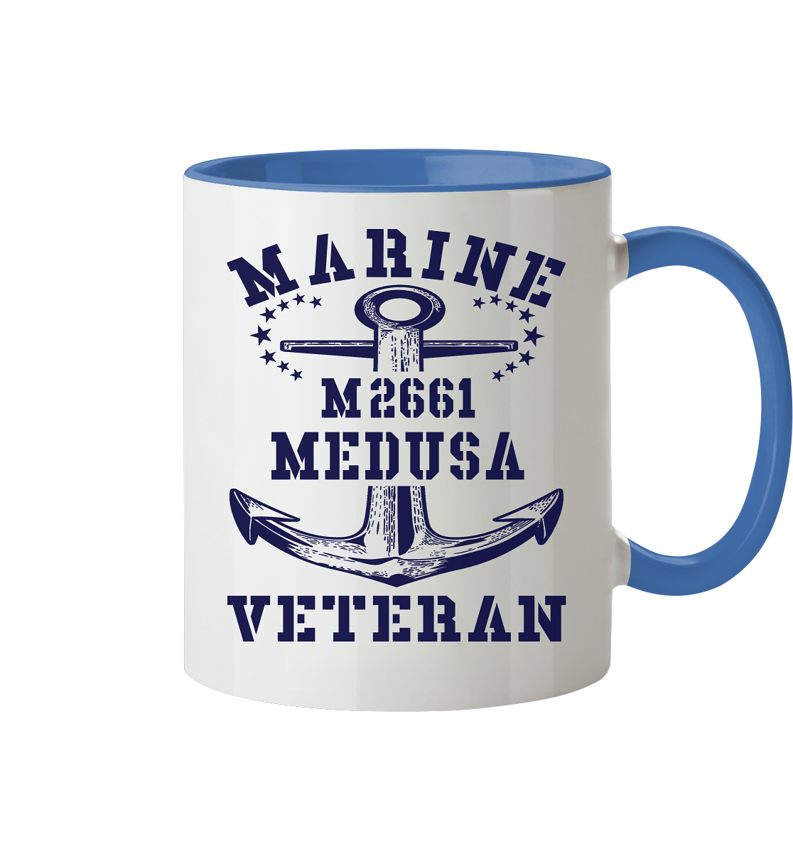 BiMi M2661 MEDUSA Marine Veteran - Tasse zweifarbig