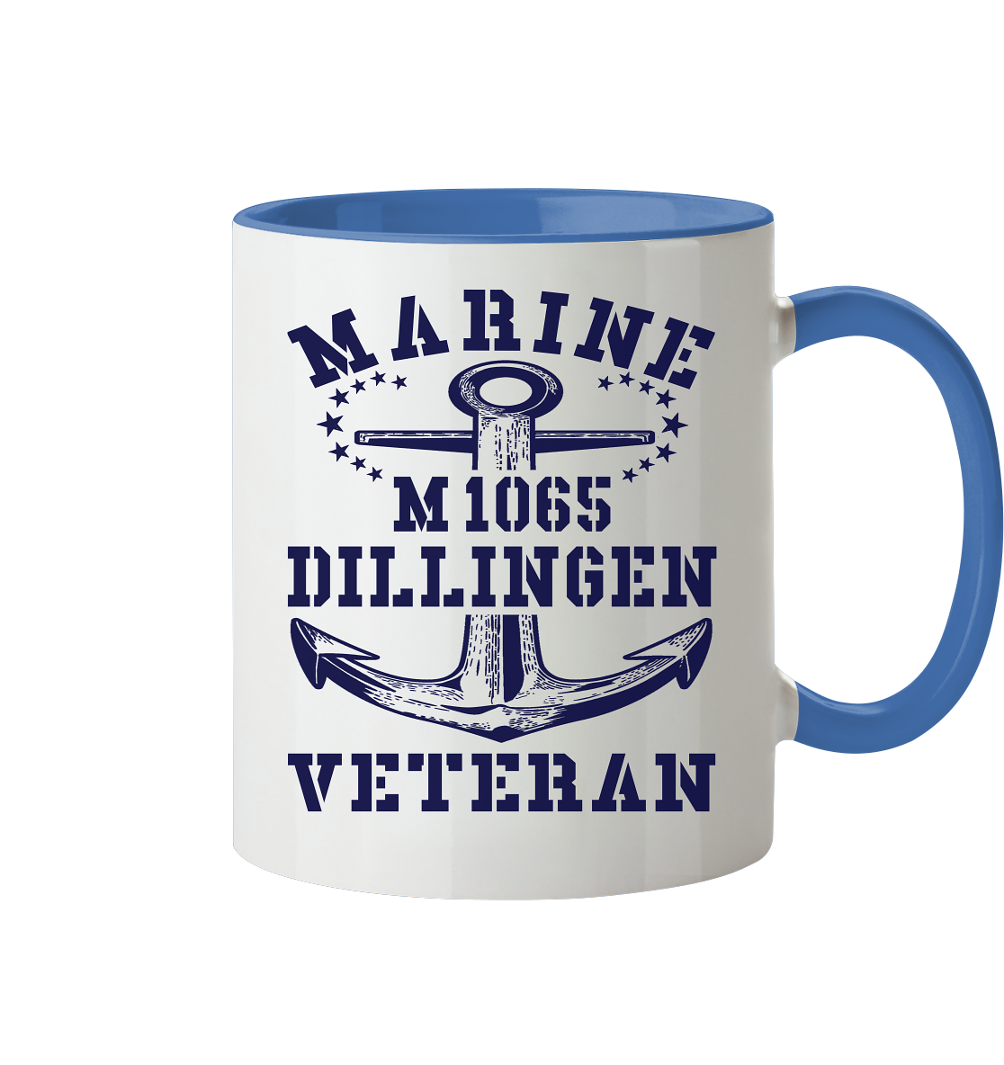 Mij.-Boot M1065 DILLINGEN Marine Veteran - Tasse zweifarbig