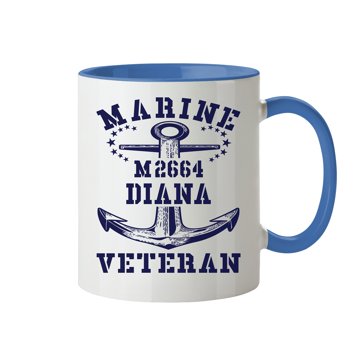 BiMi M2664 DIANA Marine Veteran - Tasse zweifarbig