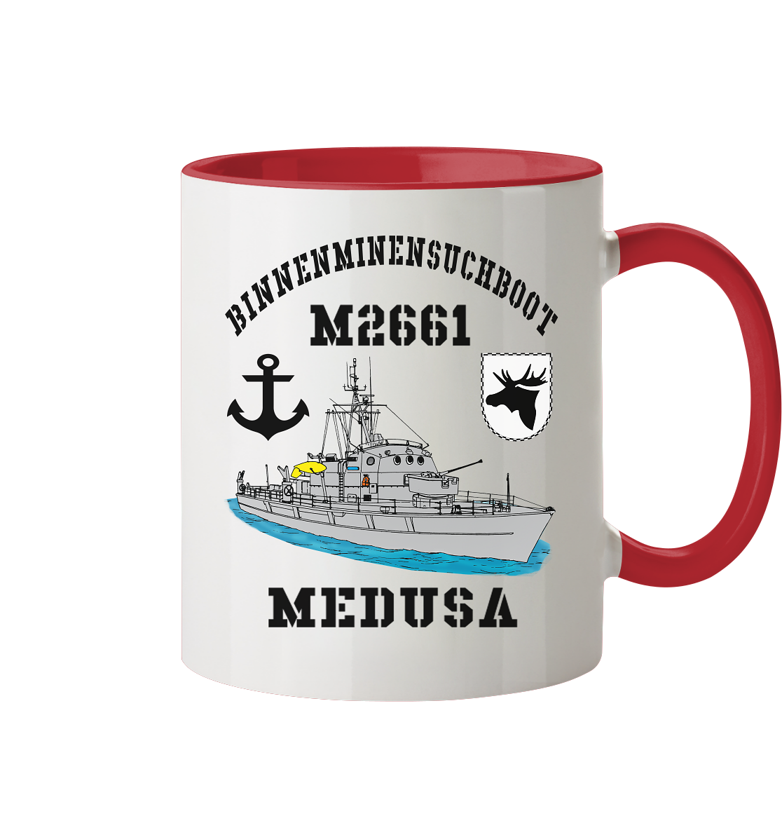 BiMi M2661 MEDUSA 3.MSG Anker - Tasse zweifarbig