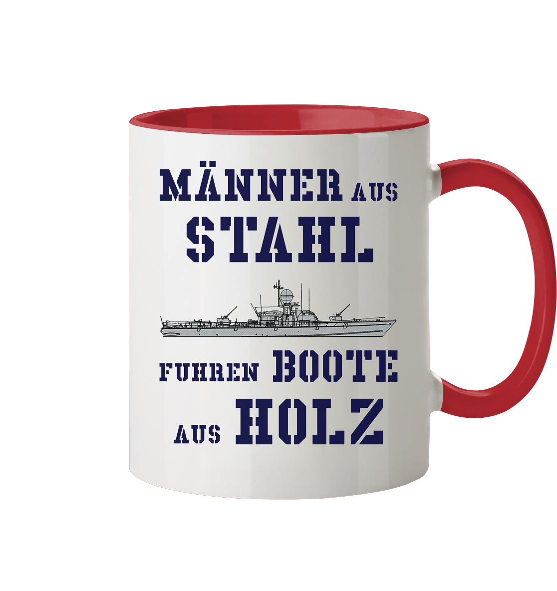 Männer aus Stahl - S-Boot 142er-Klasse - Tasse zweifarbig