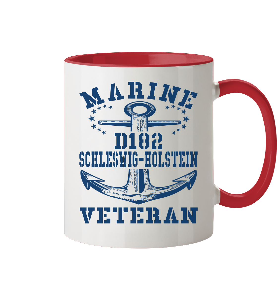 Zerstörer D182 SCHLESWIG-HOLSTEIN Marine Veteran - Tasse zweifarbig