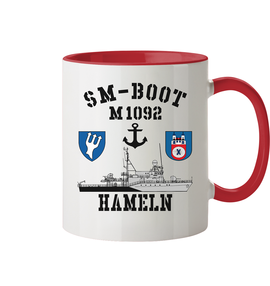 SM-Boot M1092 HAMELN Anker - Tasse zweifarbig